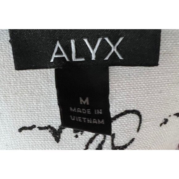 ALYX Women's Size MD Black Layered Blouse Tunic w/ 3/4 Bell Sleeve Stretch - Picture 3 of 4